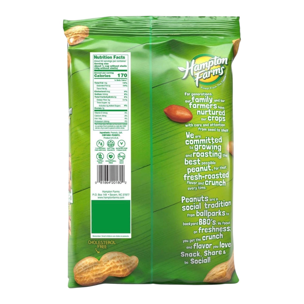 Salted In-Shell Peanuts 5 lb Bag Pack of 2 C9120