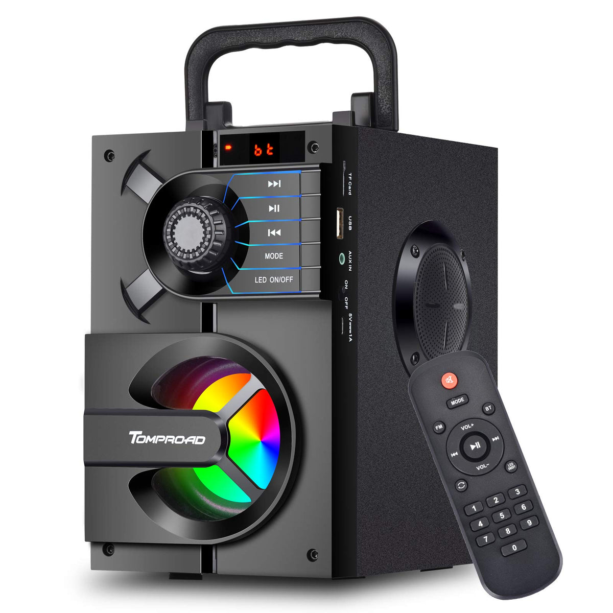Portable Bluetooth Speaker with Subwoofer R834039