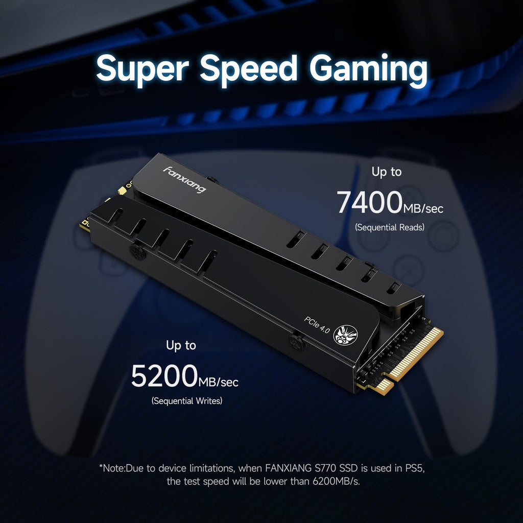 1TB NVMe M.2 SSD with Heatsink and DRAM S2116