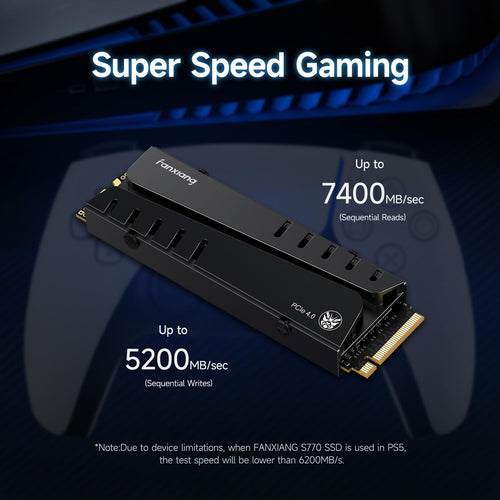 1TB NVMe M.2 SSD with Heatsink and DRAM S2116