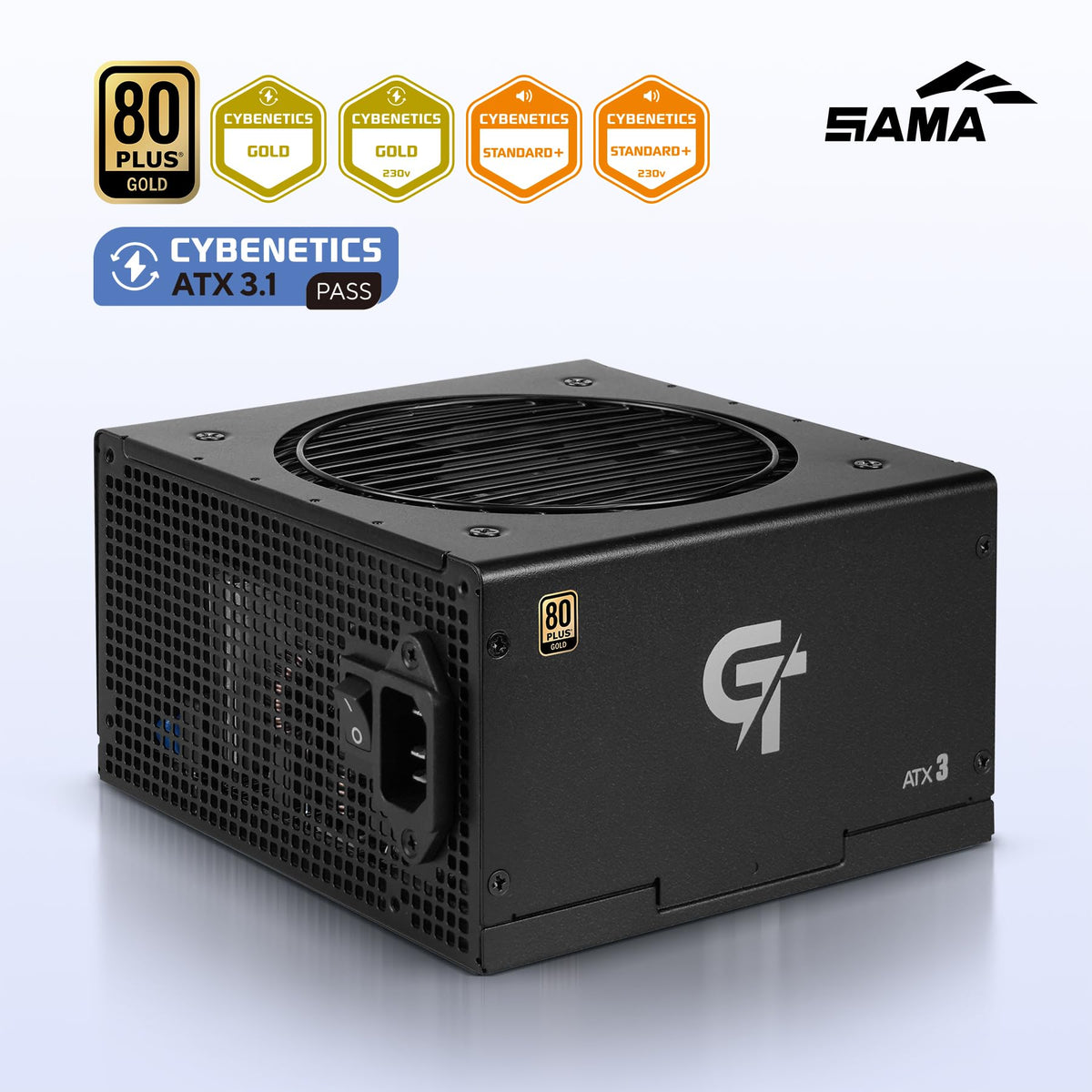 750W Fully Modular ATX 3.1 Power Supply Black S609103