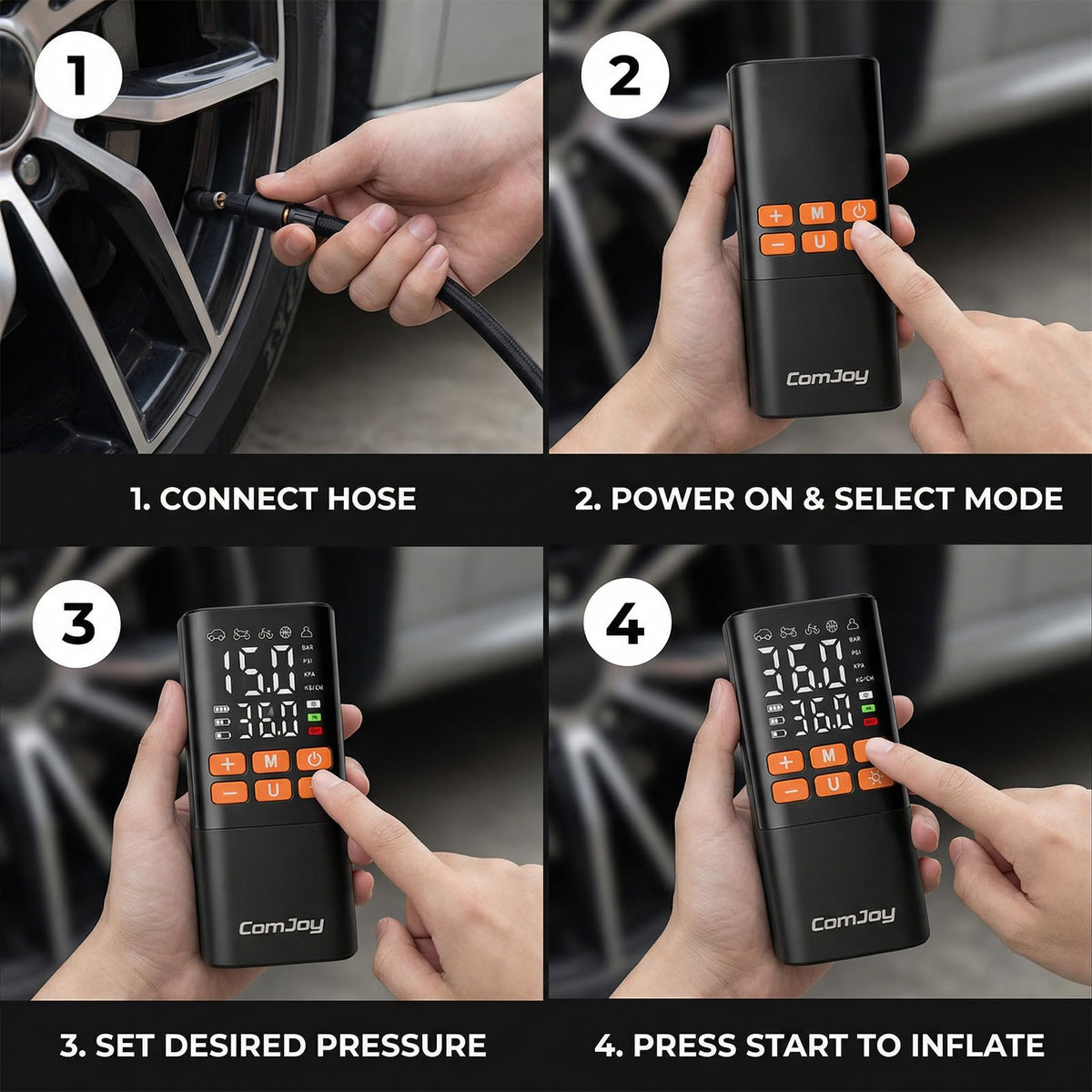 Cordless Portable Air Compressor X3920