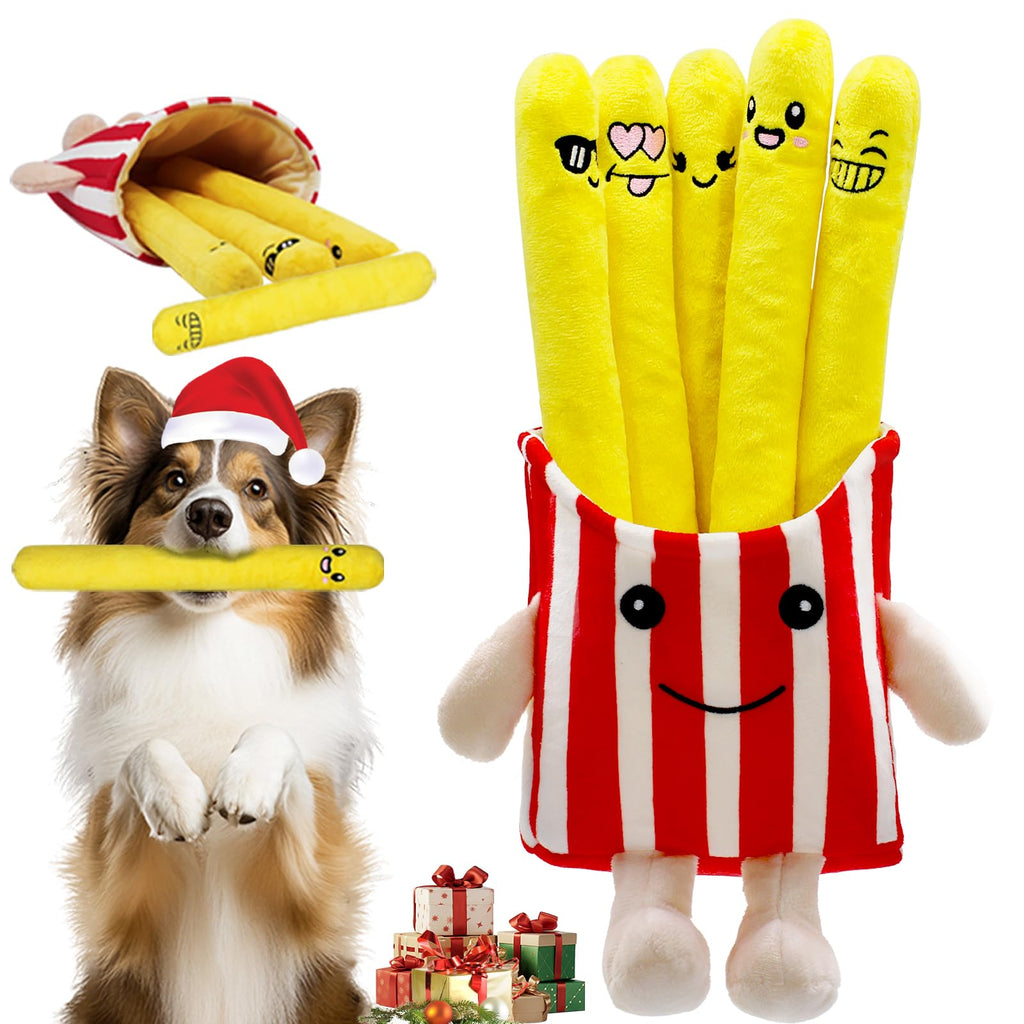 5 Pack Plush Dog Chew Toys M619