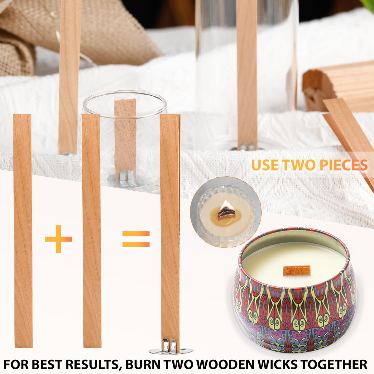 Cherry Wood Candle Wicks 100 PCS M942