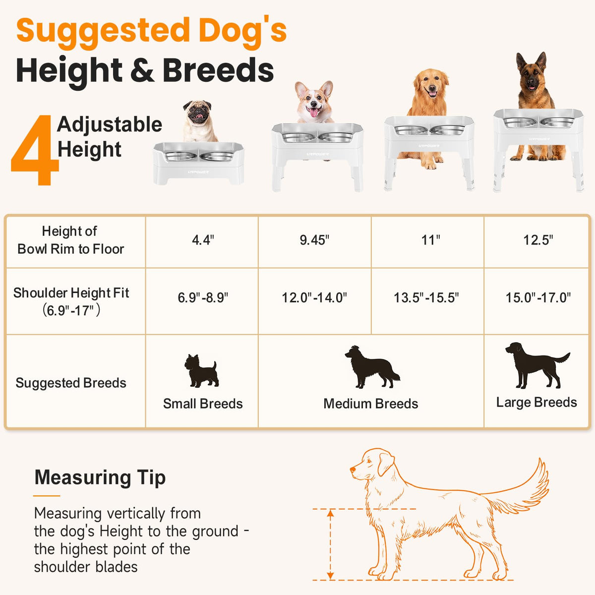 Elevated Dog Bowls A449