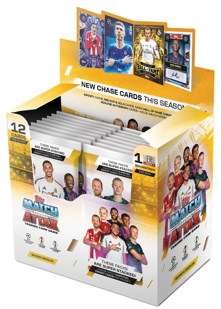 Match Attax 2025/26 Full Box 32 Packets Y244