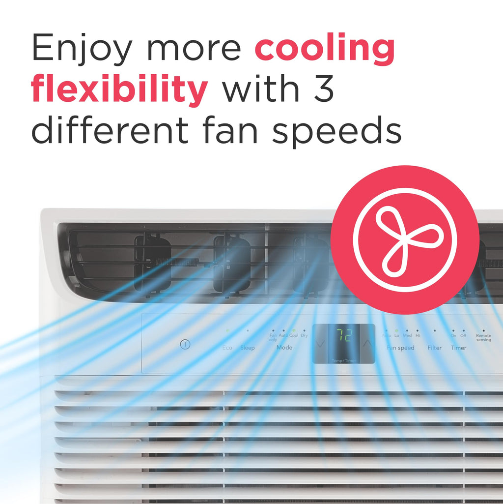 8,000 BTU White Window Air Conditioner with Remote Control B788794