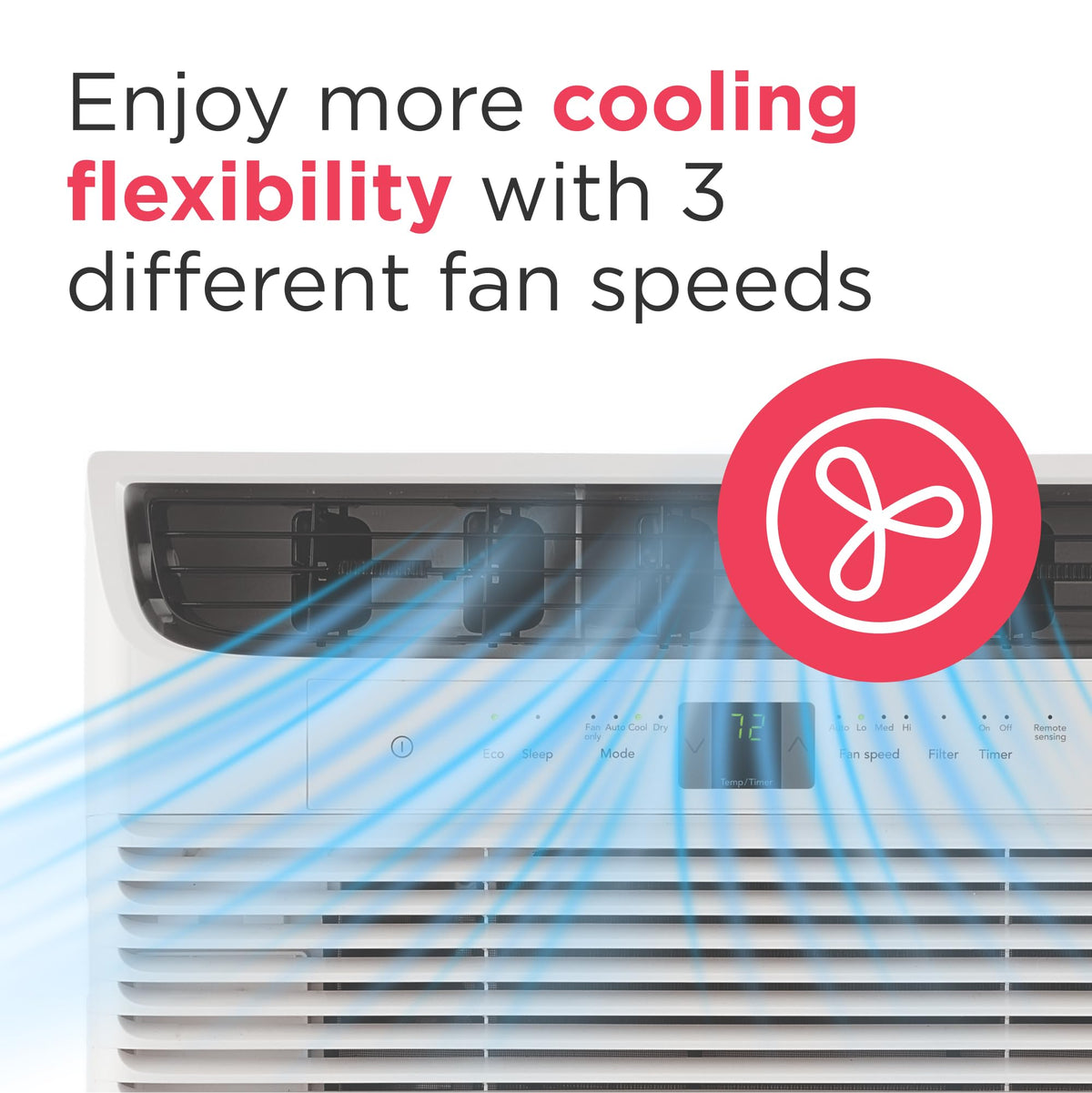 8,000 BTU White Window Air Conditioner with Remote Control B788794
