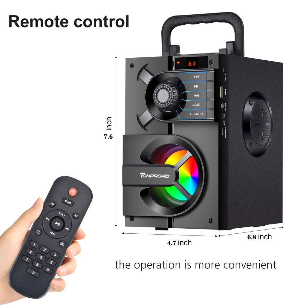Portable Bluetooth Speaker with Subwoofer R834039