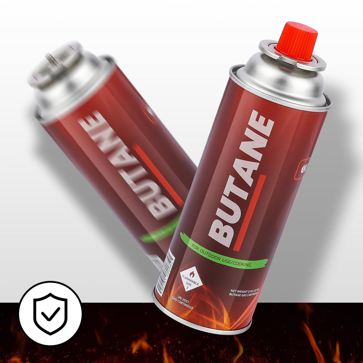 8oz Butane Fuel Canisters 4 Pack S68274