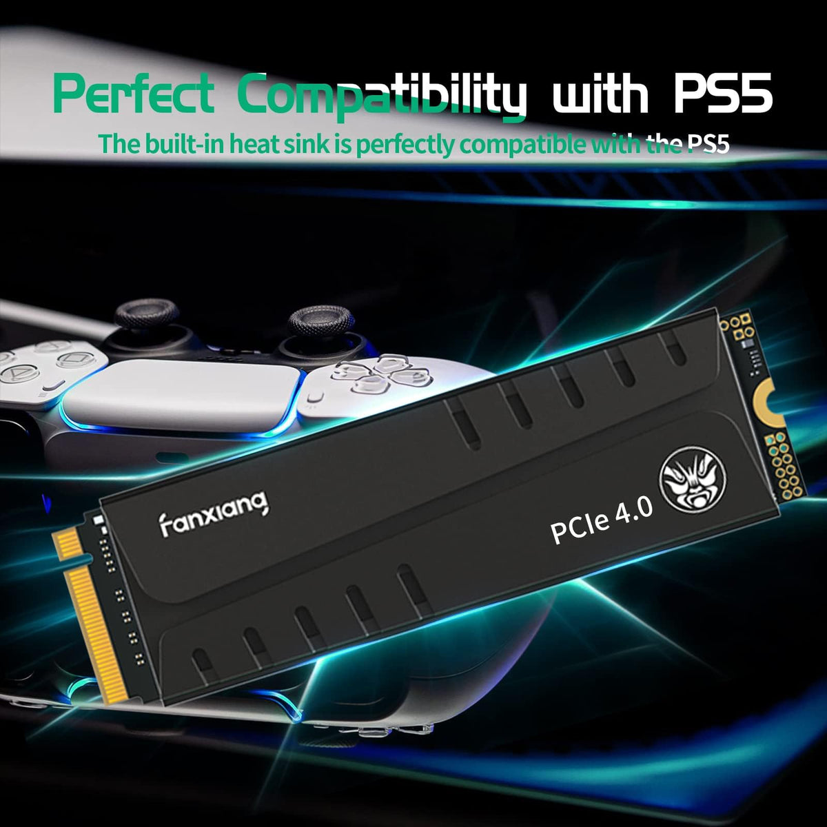 1TB NVMe M.2 SSD with Heatsink and DRAM S2116