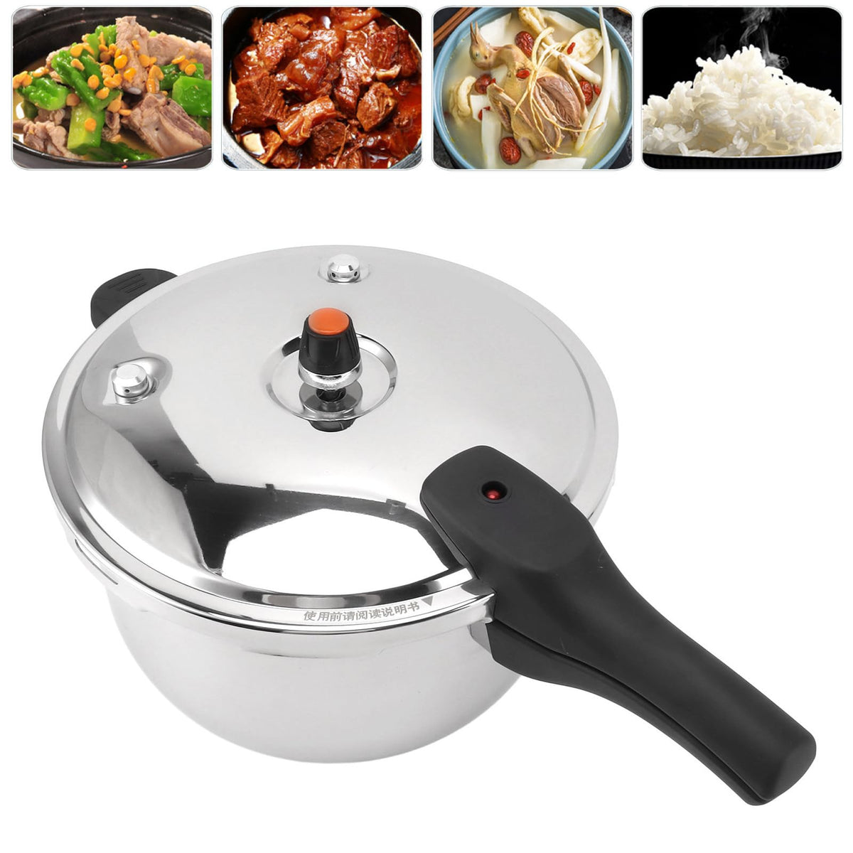 Stainless Steel Induction Pressure Canner 3L W9945
