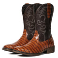 Cowboy Boots for Men Caiman Tail Print L3807