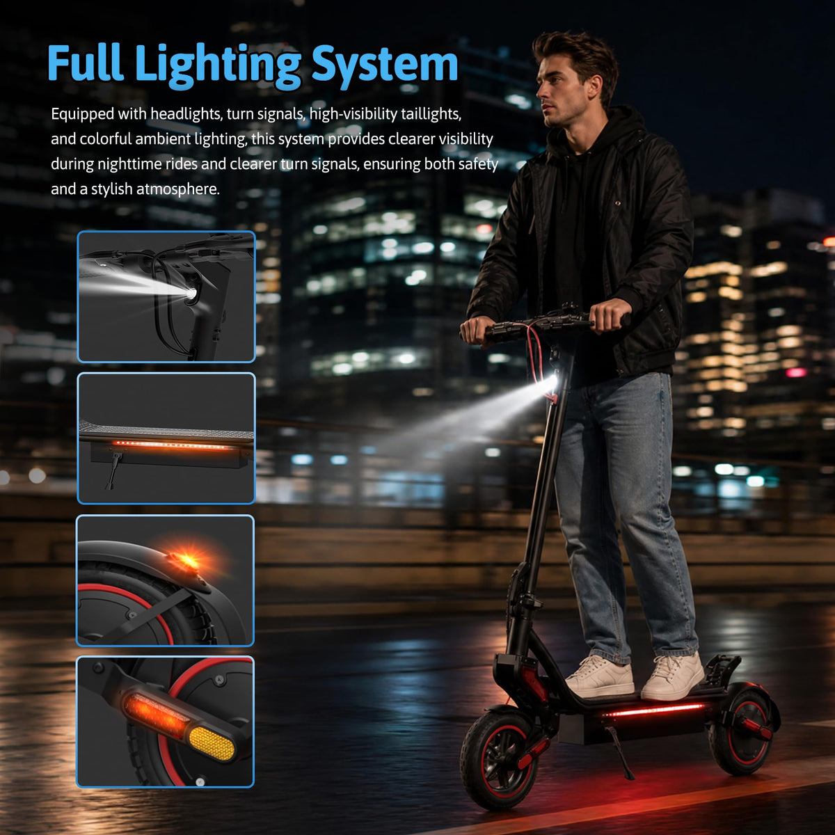 500W Electric Scooter with 10" Tires P4652