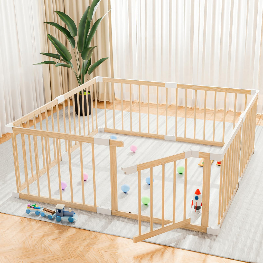 Wooden Baby Playpen 53"x53" B58614