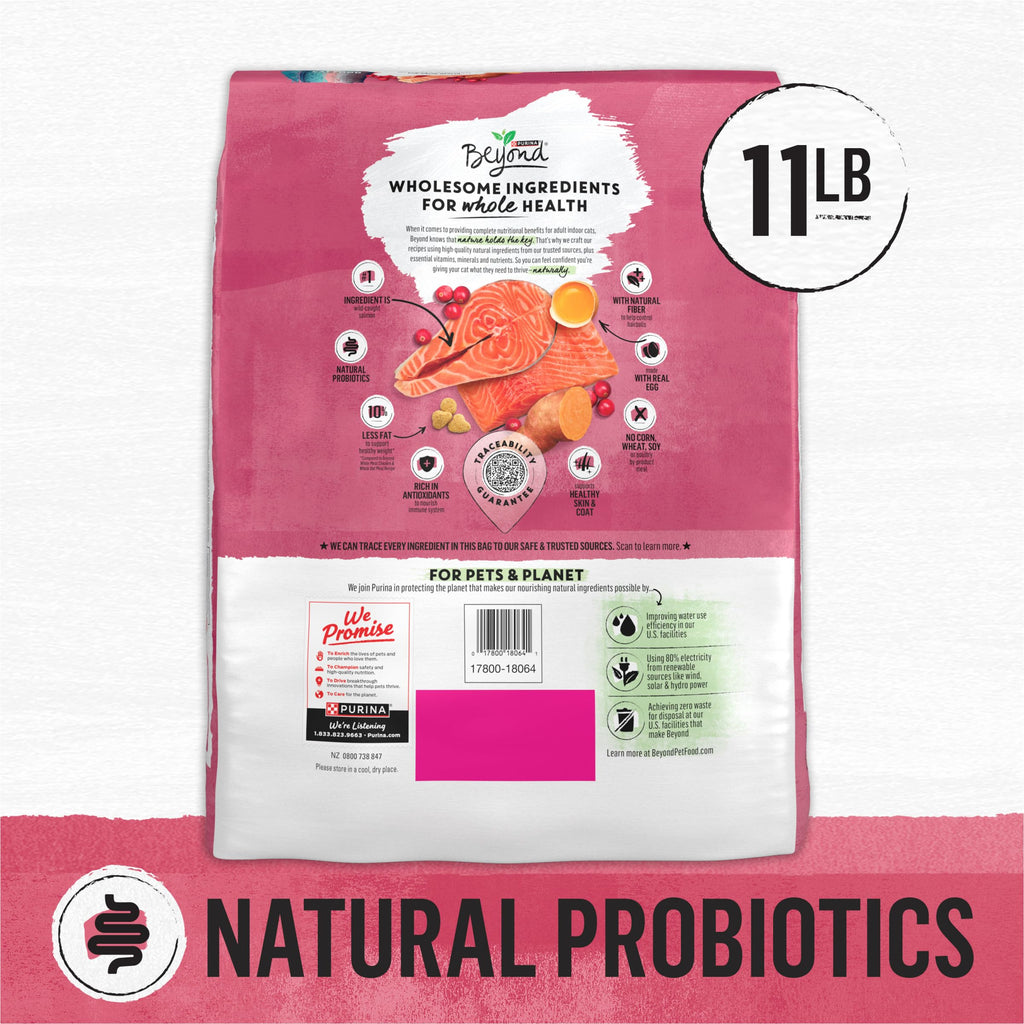 Grain Free Dry Cat Food Salmon, Egg and Sweet Potato Recipe 11 lb. Bag Y5704