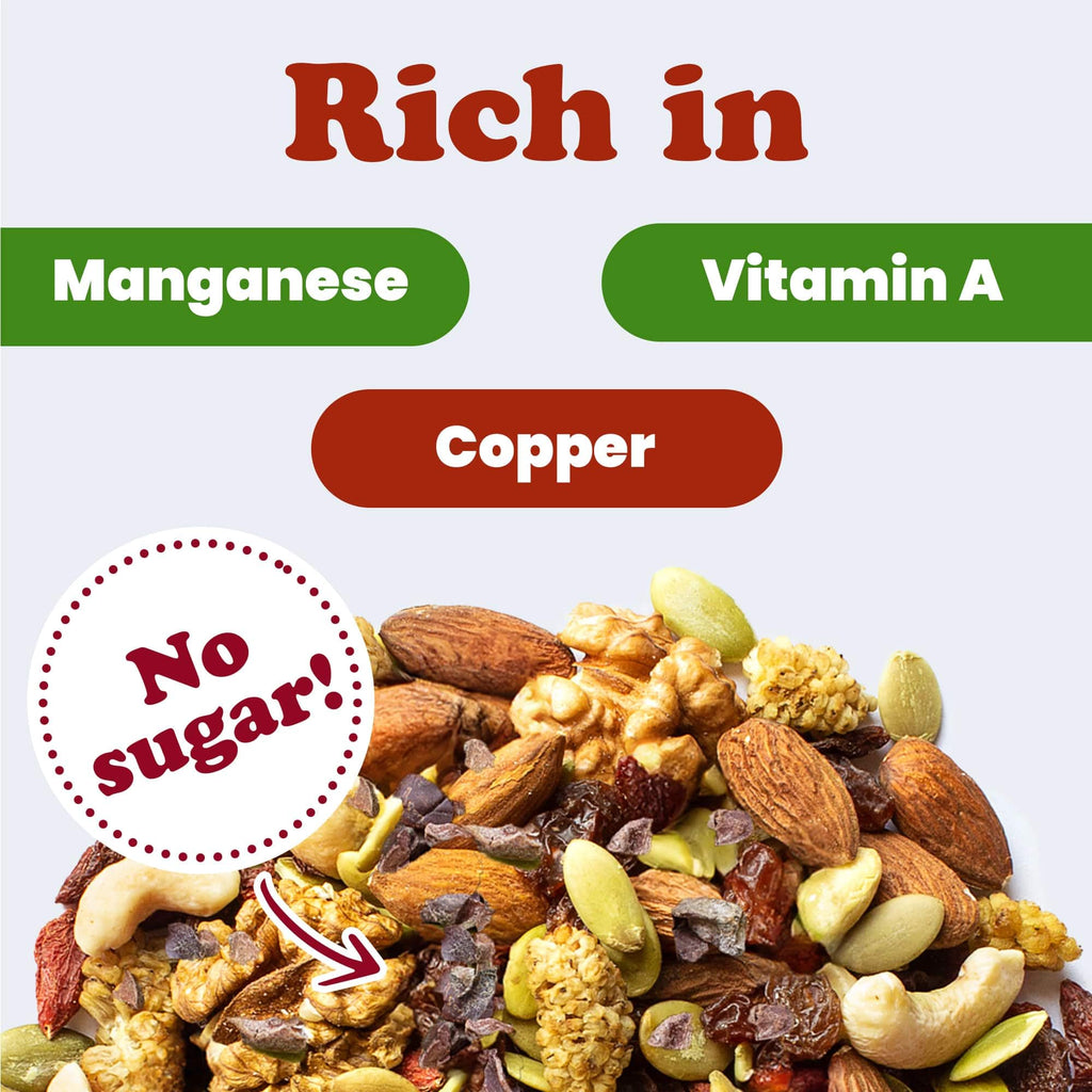 Organic Raw Snack Mix, 8 Ounces C468397