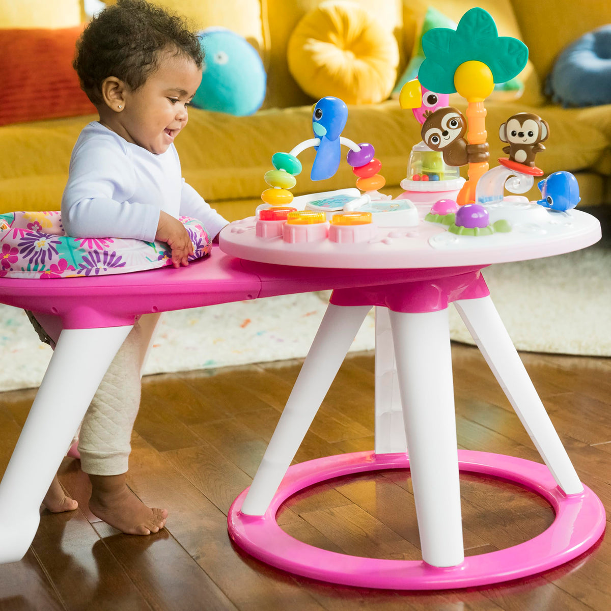 2-in-1 Baby Walker and Activity Center Table A73106