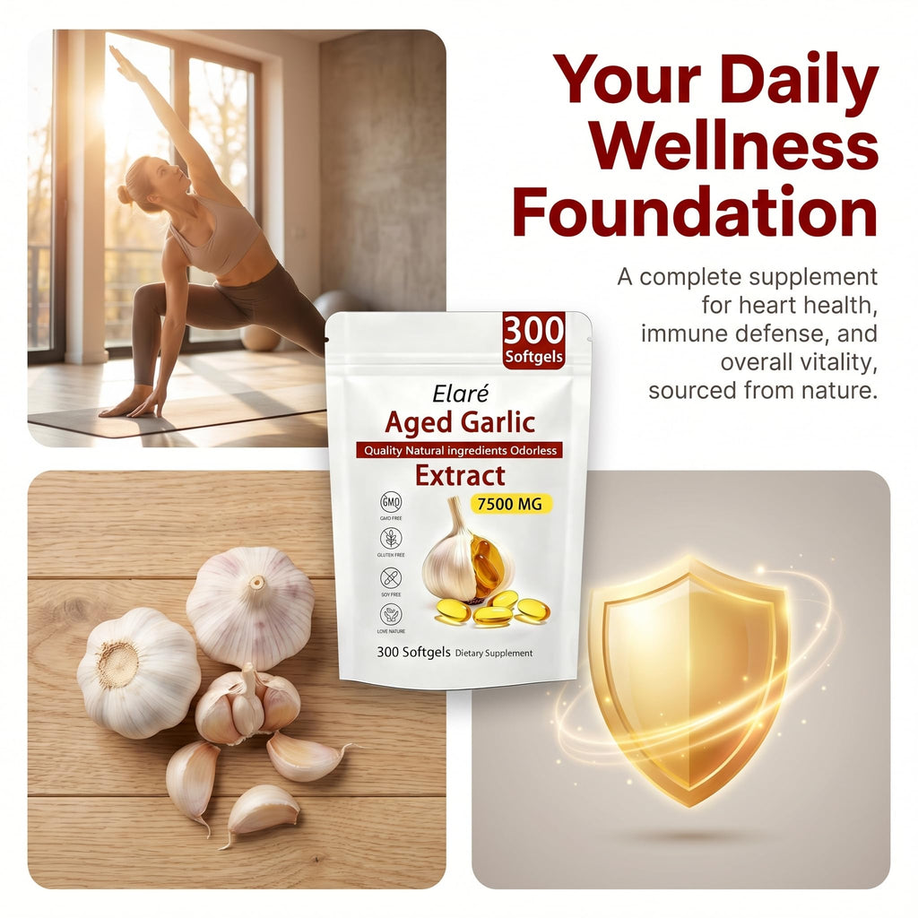 Odorless Organic Garlic Extract Capsules 300 Softgels F200