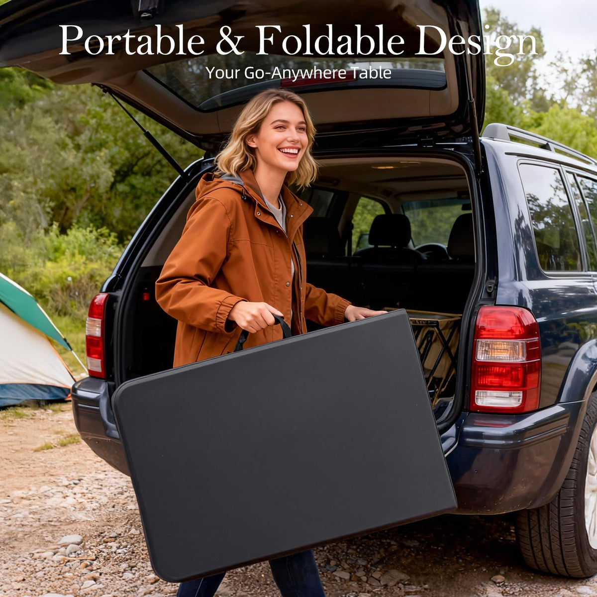 6FT Heavy Duty Foldable Plastic Table I285