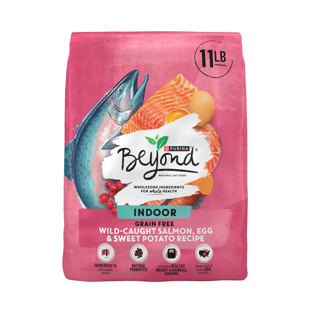 Grain Free Dry Cat Food Salmon, Egg and Sweet Potato Recipe 11 lb. Bag Y5704