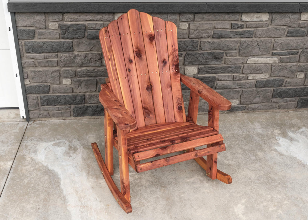 Cedar Adirondack Rocking Chair N575
