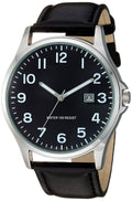 Leather Band Analog Watch Z245151
