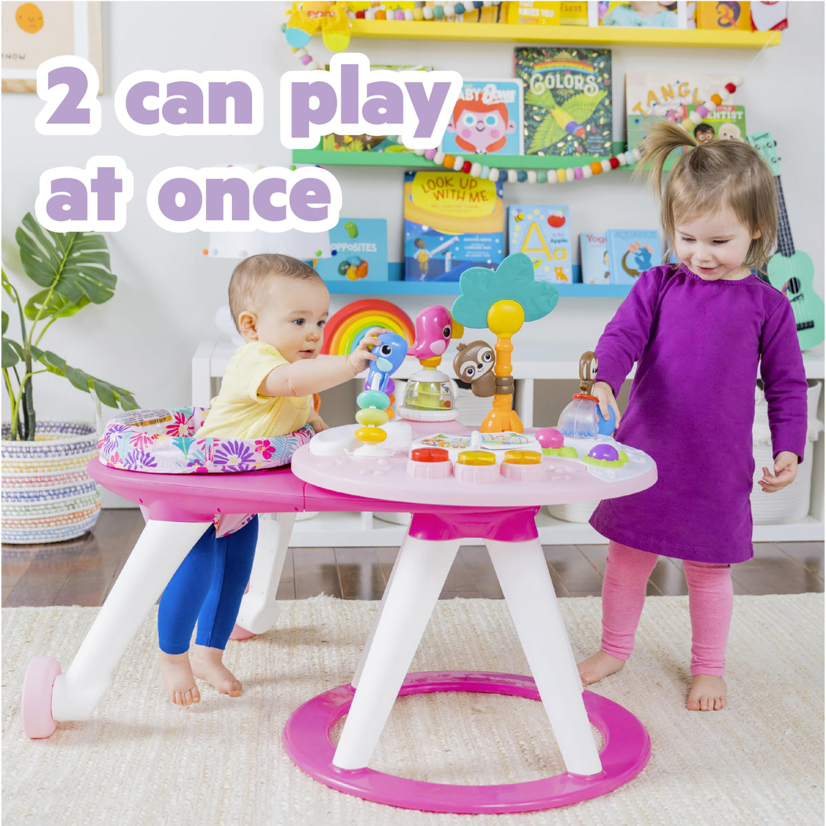 2-in-1 Baby Walker and Activity Center Table A73106