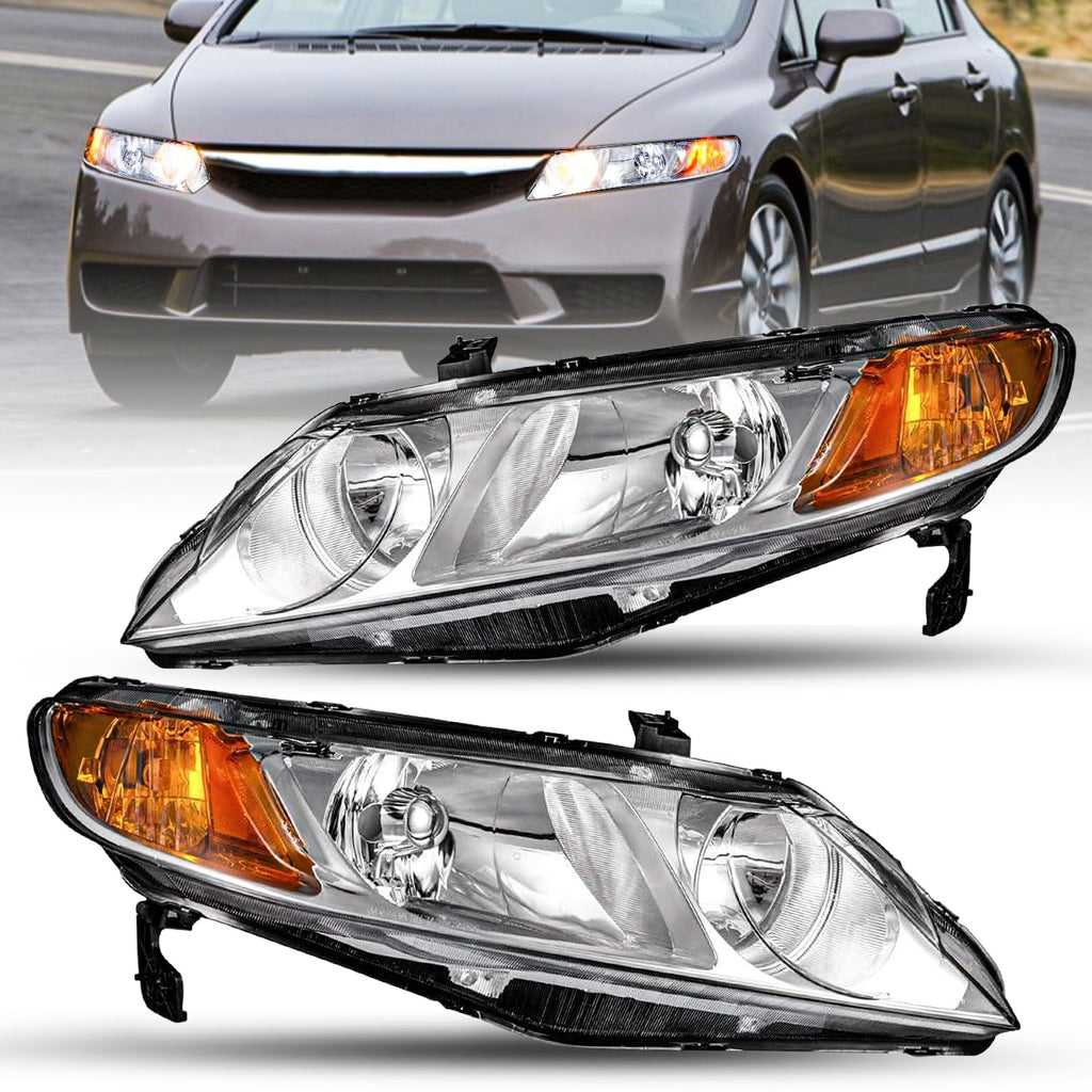 Honda Civic Sedan 4 Door Headlight Assembly P4927