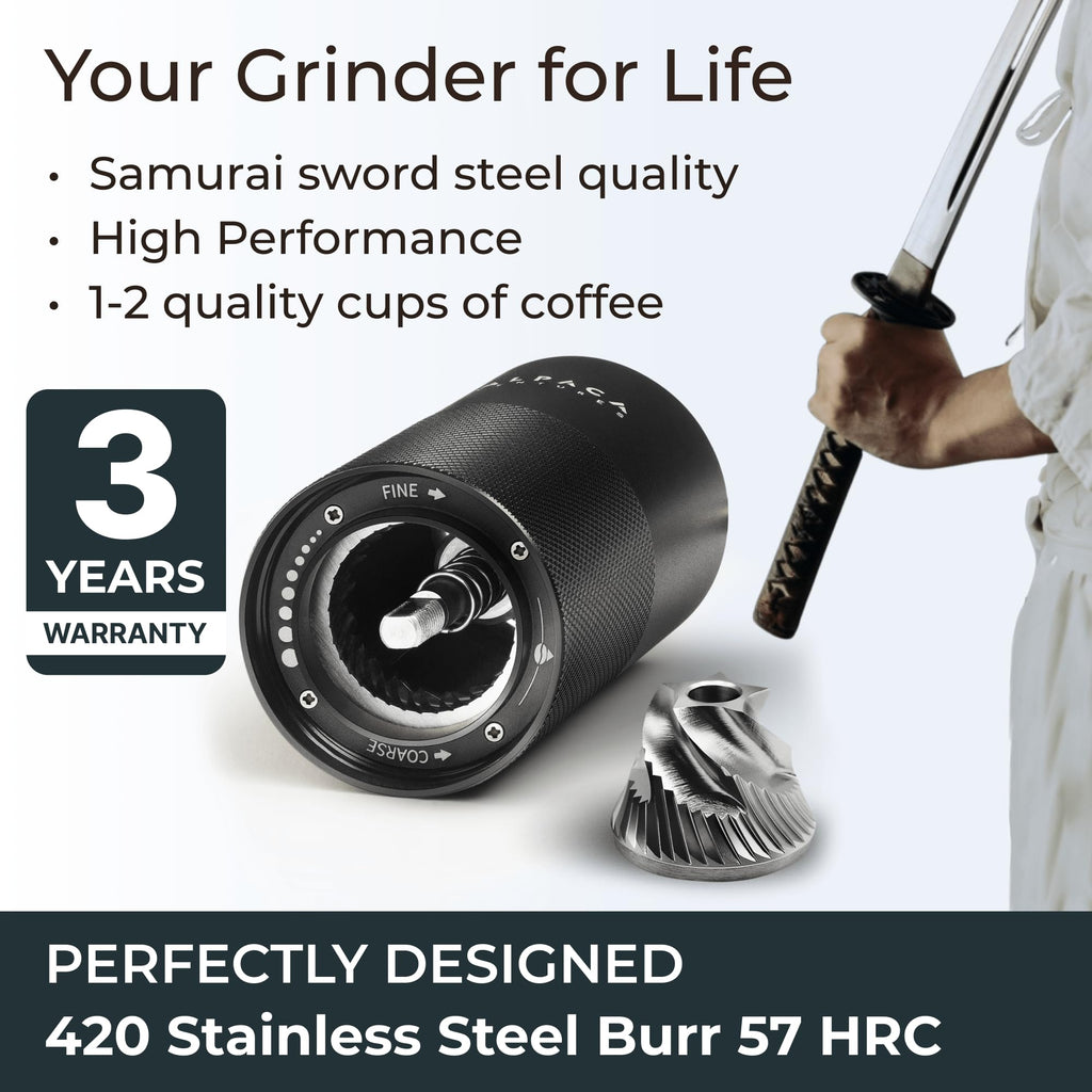 Manual Adjustable Conical Burr Coffee Grinder C169