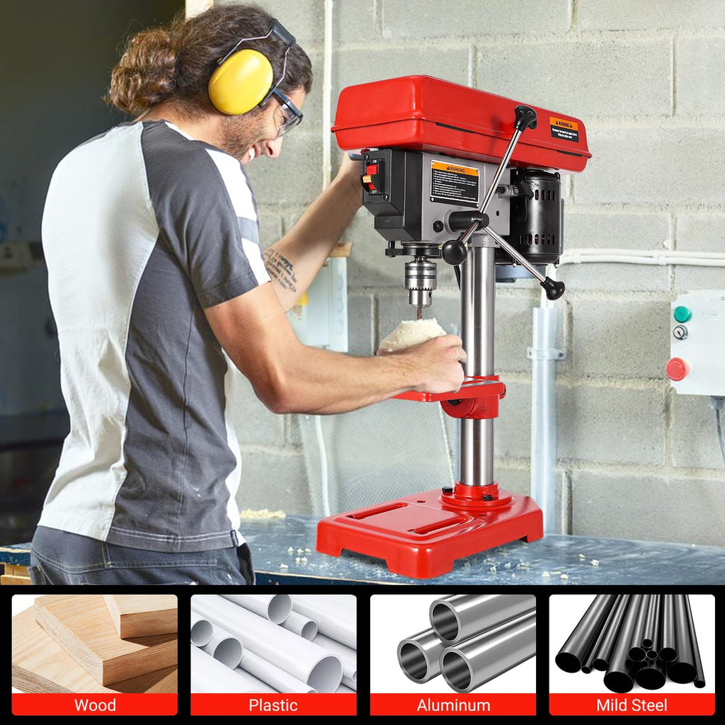 8" Benchtop Drill Press with 5 Adjustable Speeds Y214445