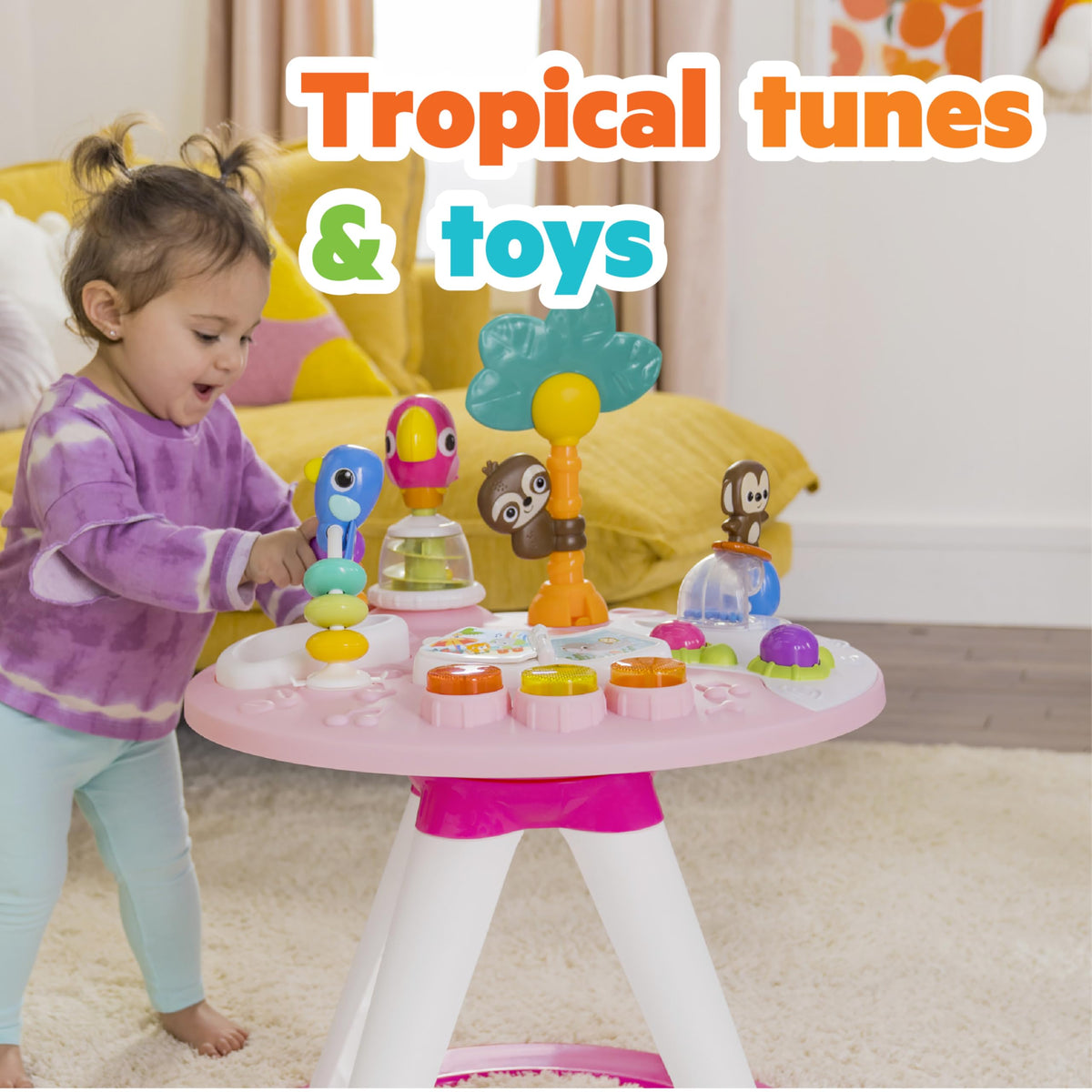 2-in-1 Baby Walker and Activity Center Table A73106