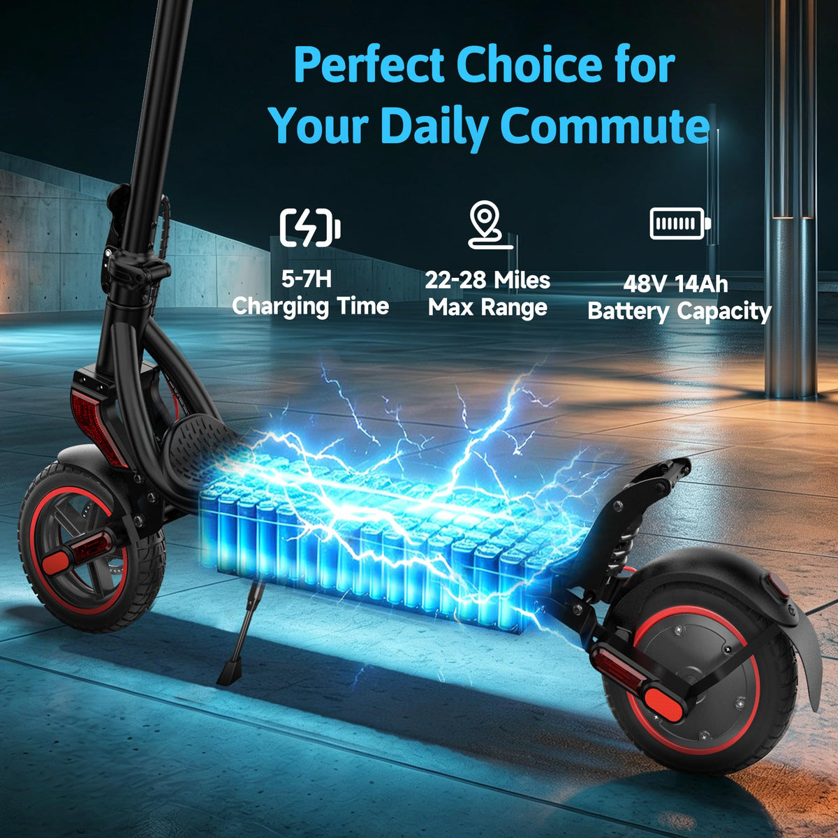 500W Electric Scooter with 10" Tires P4652