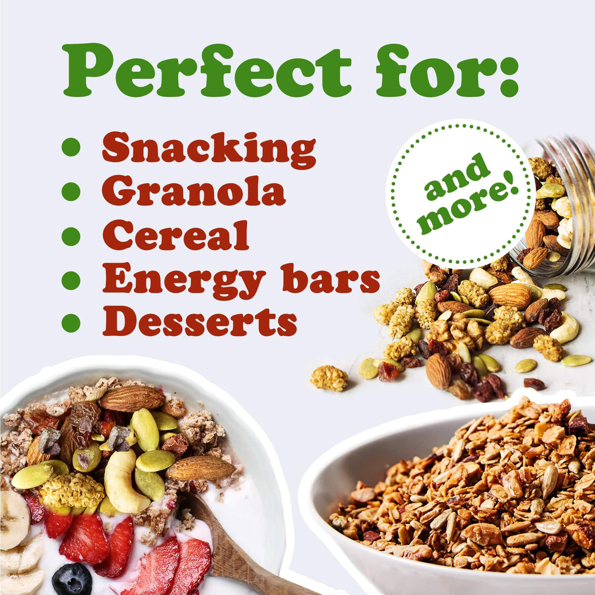 Organic Raw Snack Mix, 8 Ounces C468397