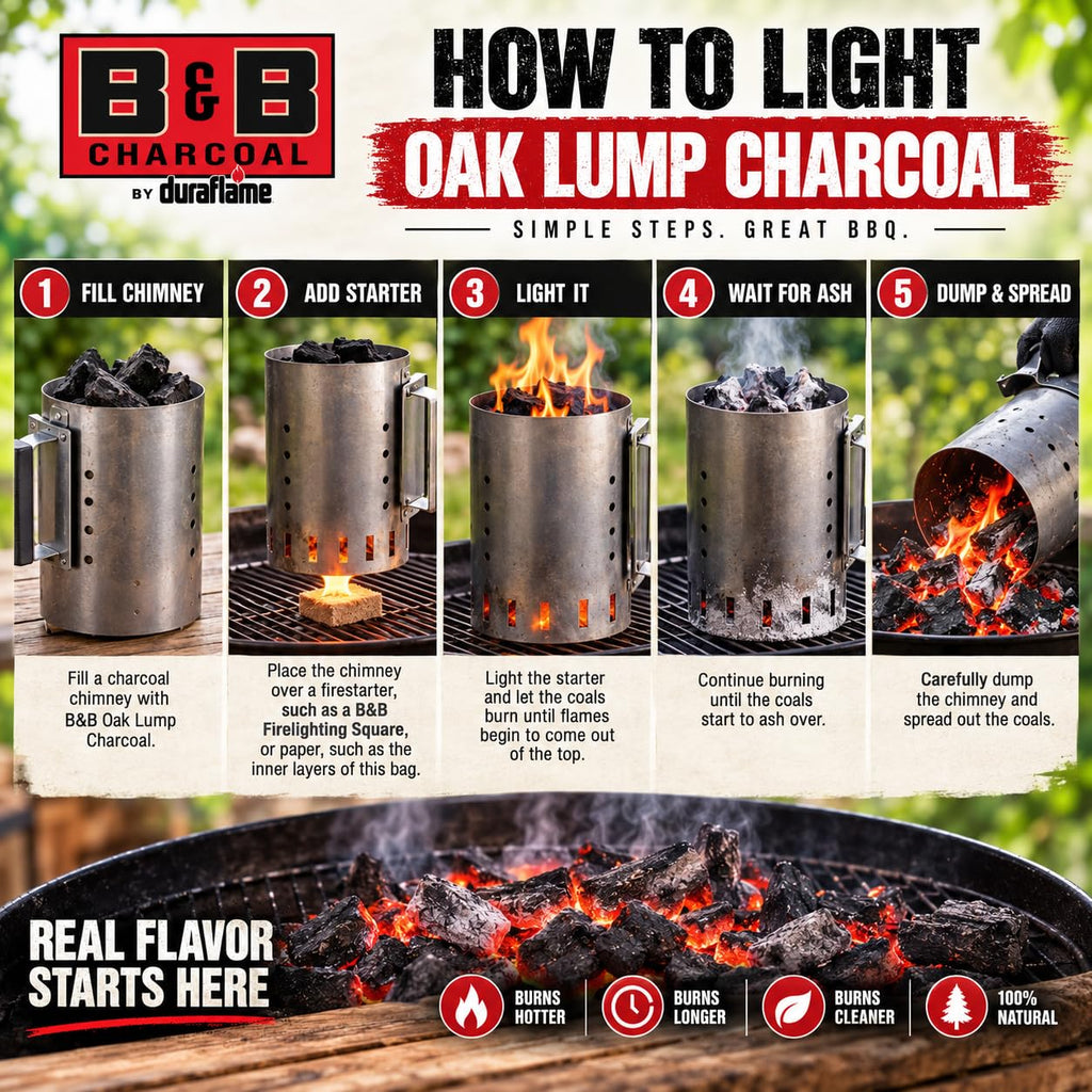 Oak Lump Charcoal 10 lb Bags 2 Pack A634207