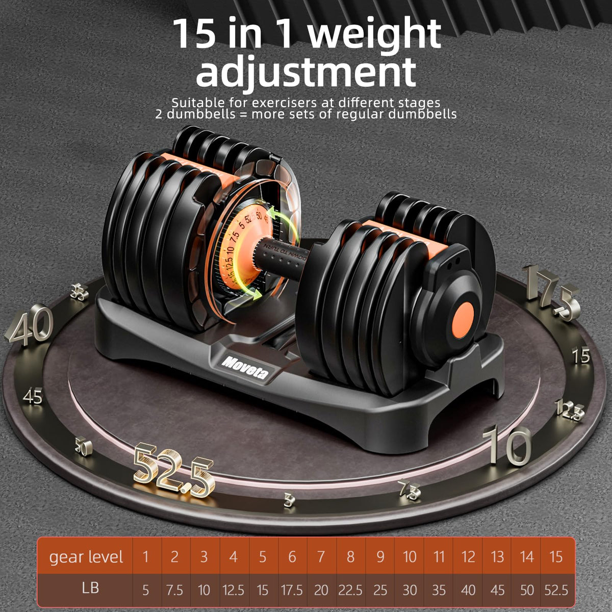 Adjustable Dumbbells Set of 2 Z732
