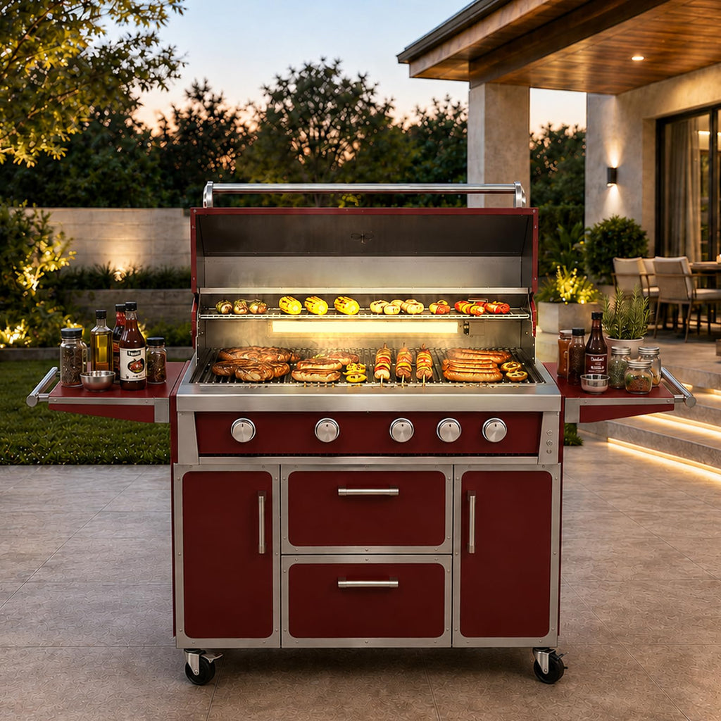 49" 99,000 BTU 4 Burner Stainless Steel Propane Grill S47901