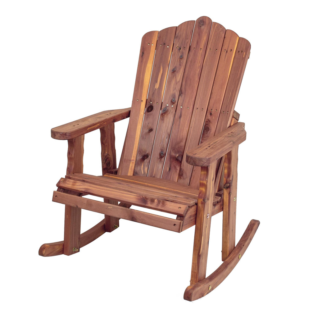 Cedar Adirondack Rocking Chair N575