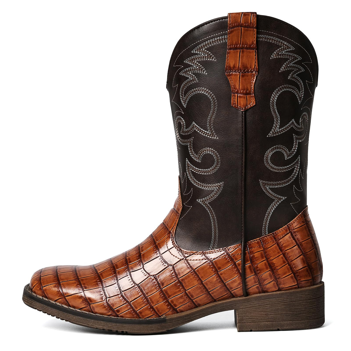 Cowboy Boots for Men Caiman Tail Print L3807