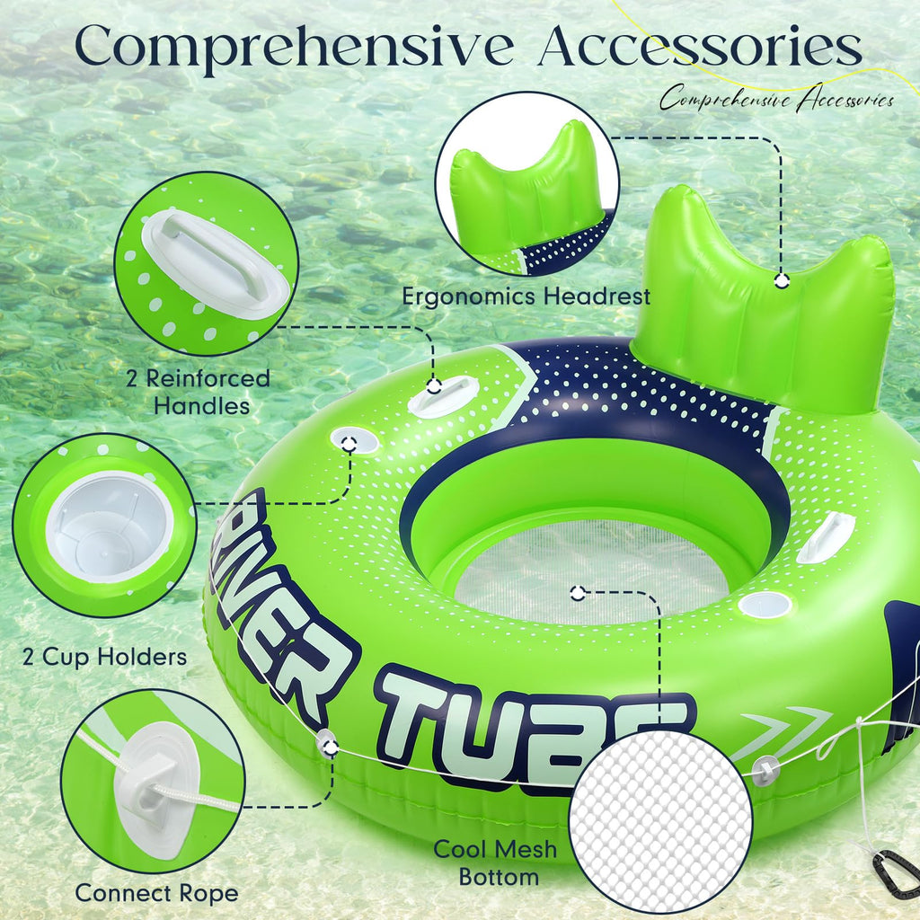 53" Heavy Duty River Tube Float 4 Pcs L920