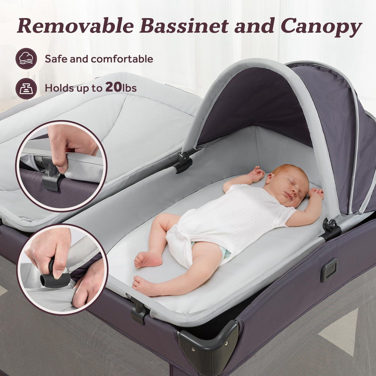 Portable Baby Playard with Carry Bag T66445