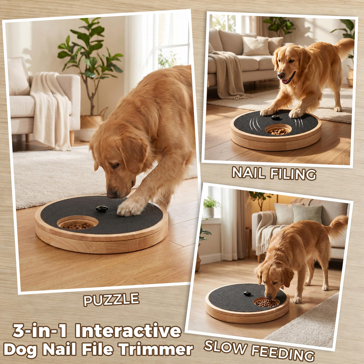 Dog Nail Scratch Board with Treat Box B310308