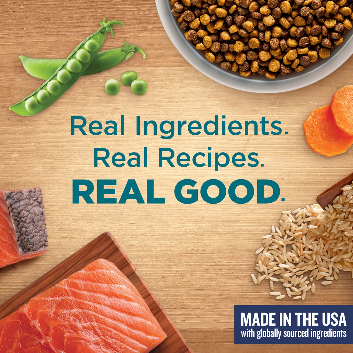Salmon & Brown Rice Recipe Dry Cat Food 14 lb. Bag Q3373