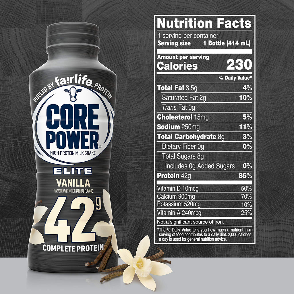 42g High Protein Milk Shake Vanilla 14 Fl Oz P1587