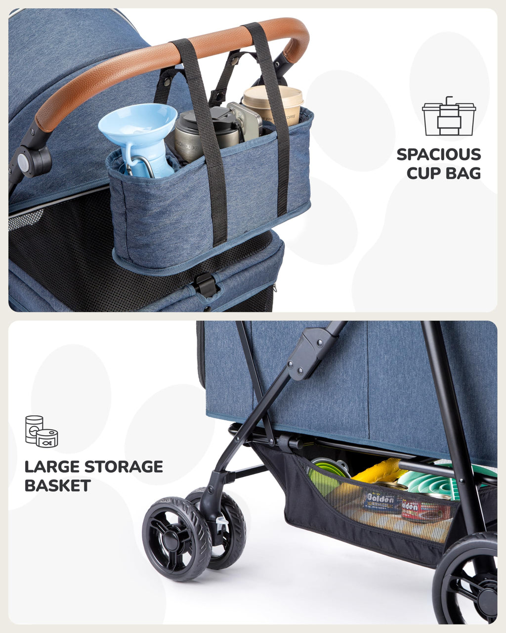 Large & Medium Dog Stroller J58304