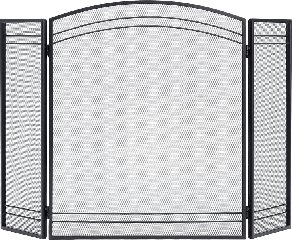 Black Fireplace Screen Q36061