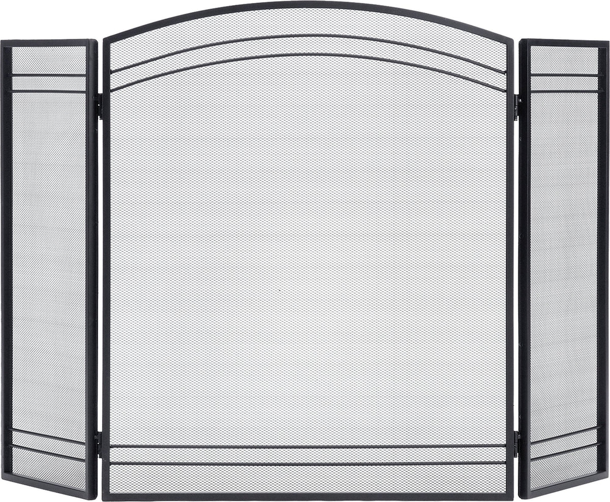Black Fireplace Screen Q36061